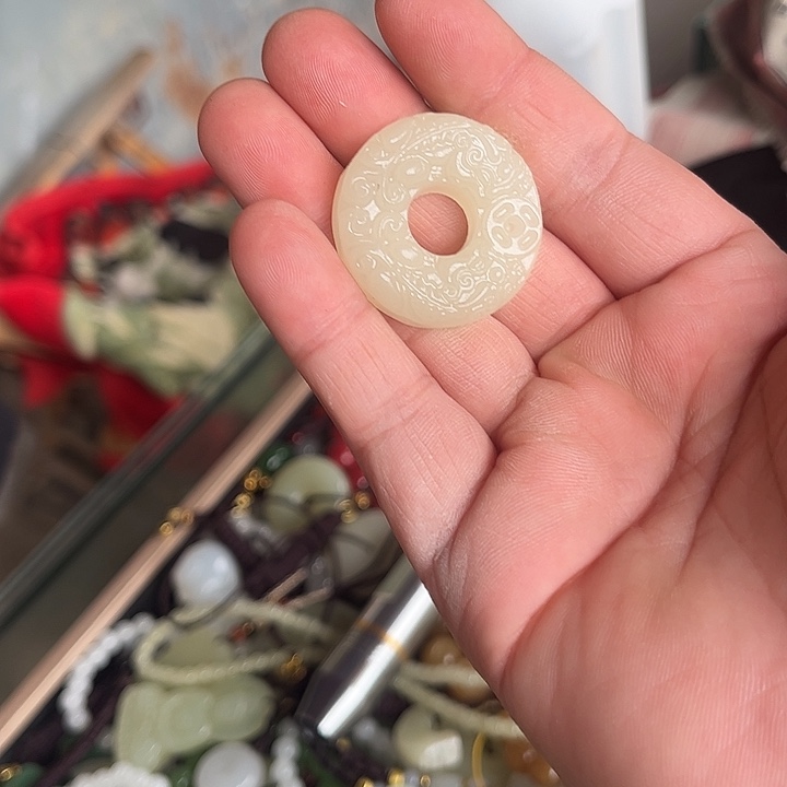 双头貔貅平安扣吊坠