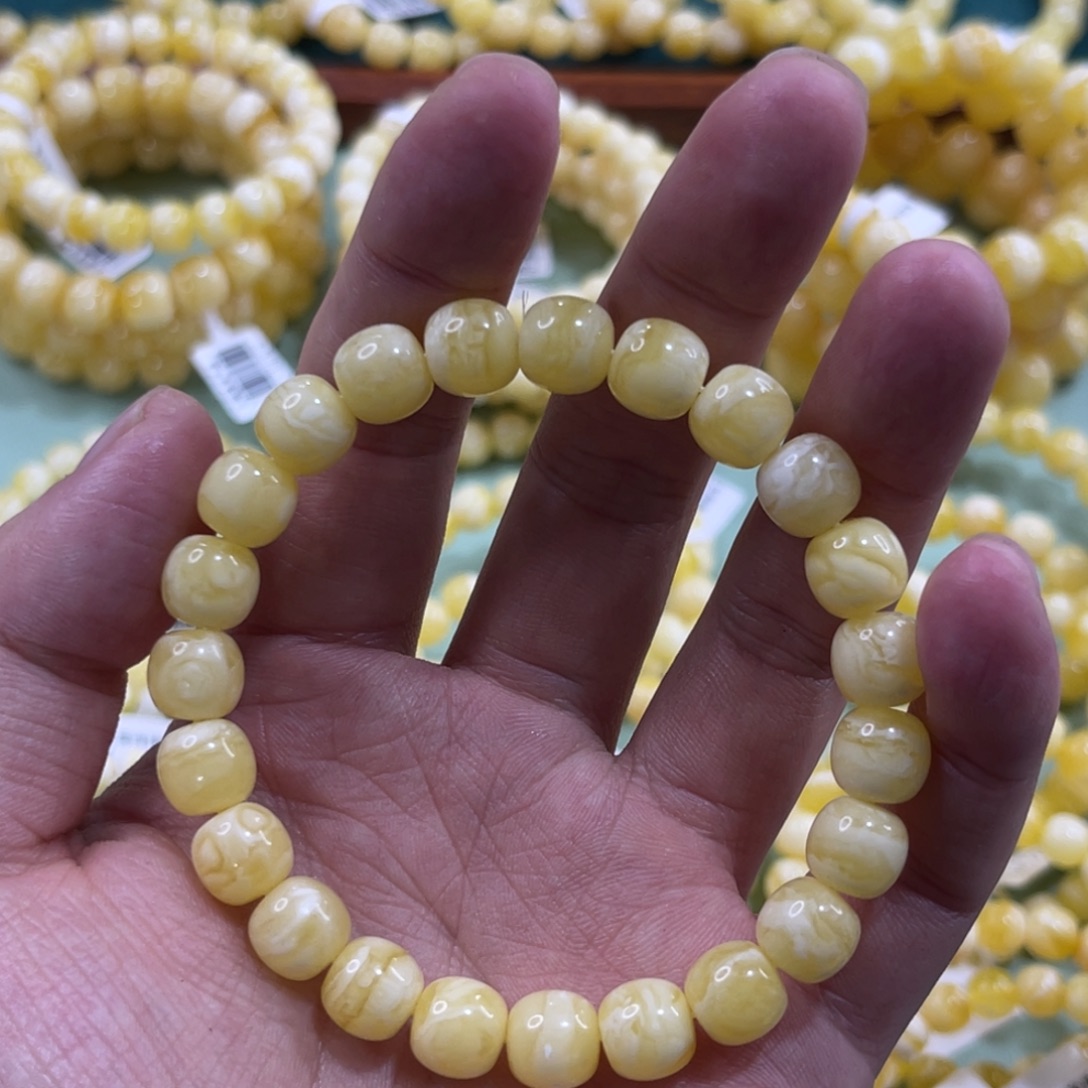 蜜蜡未镶嵌珠宝奇石9.5mm