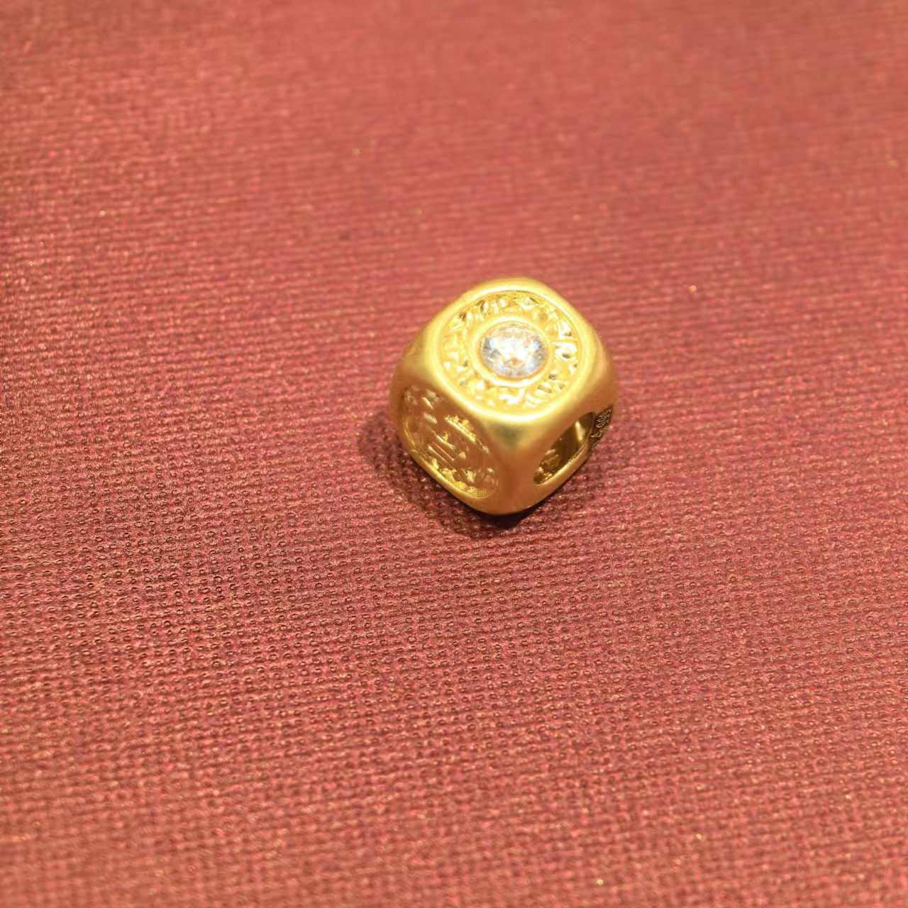 足金999招财方糖（配件）-JFX1327
