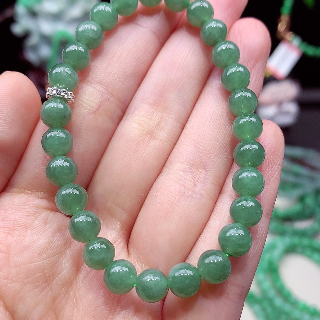 翡翠未镶嵌手链翡翠