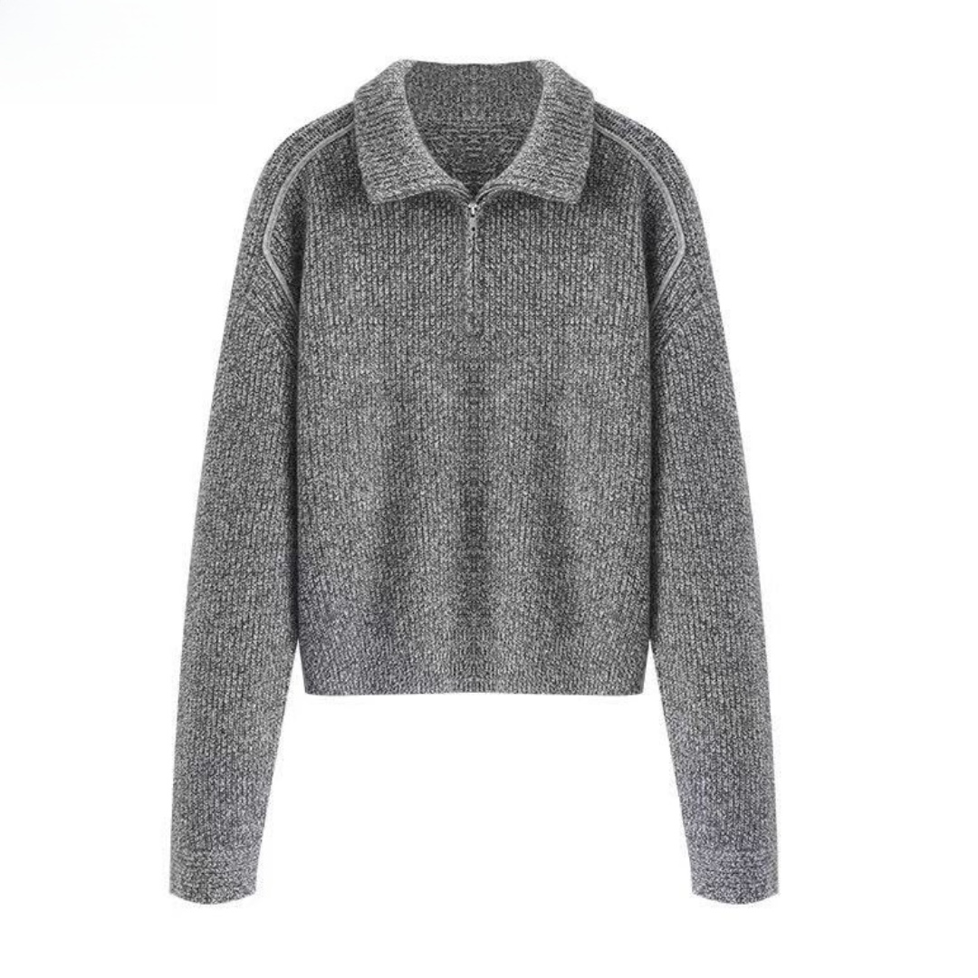 【宠粉福利】艾家-针织衫女2025秋冬装新款宽松长袖打底上衣8003