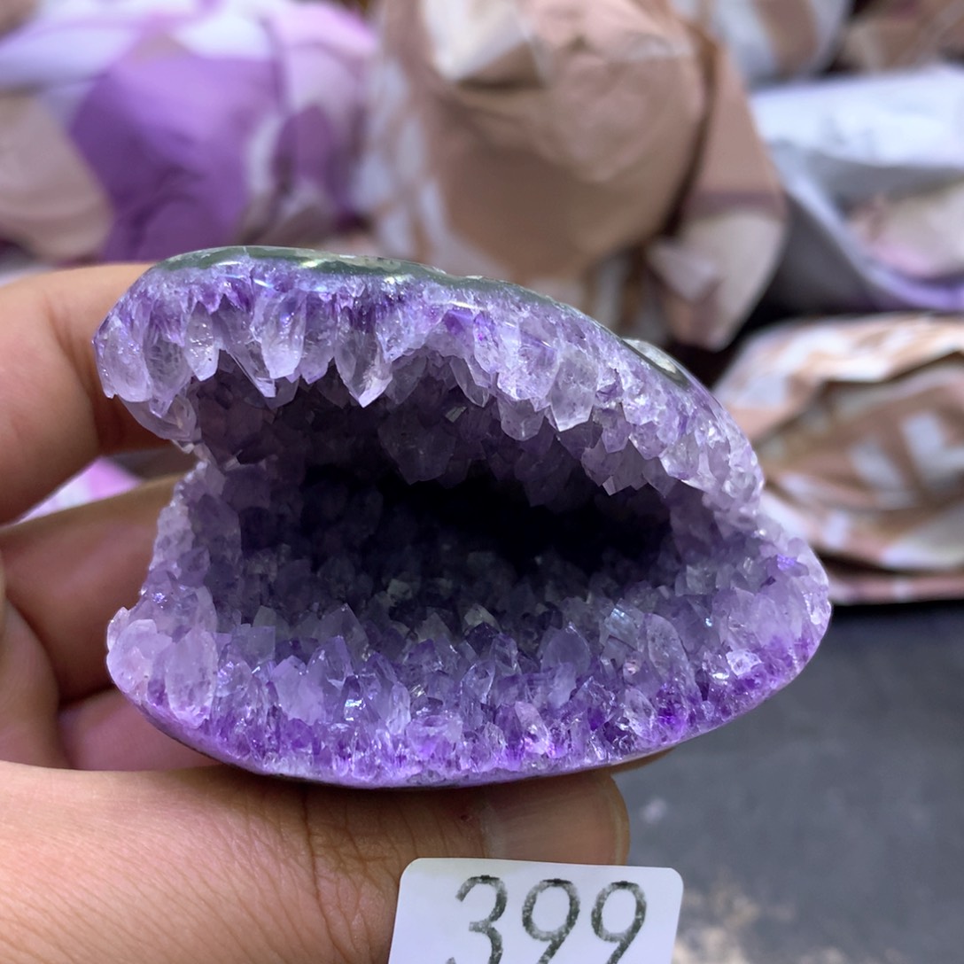 紫晶摆件未镶嵌紫晶399