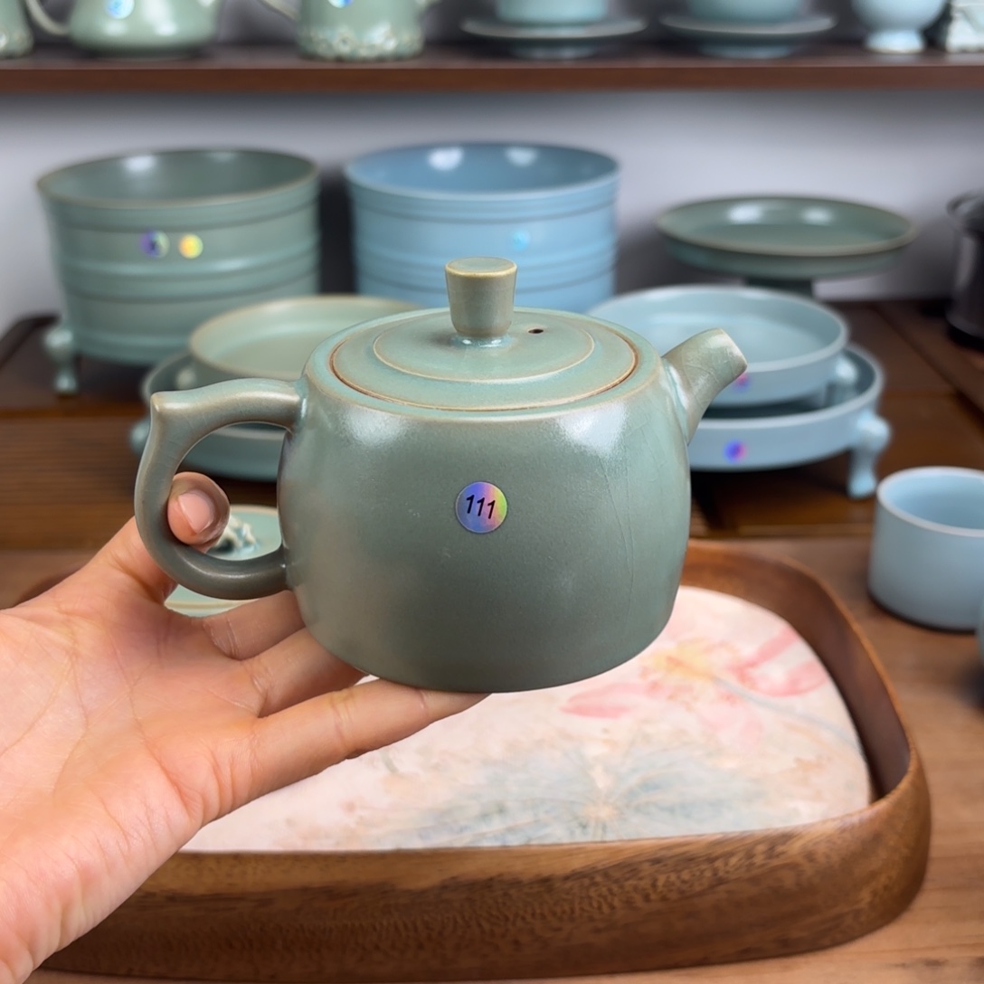 摆件陶瓷编号111柴烧井栏壶孤品特价