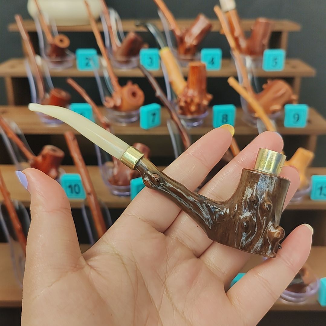 山***仕贵州檬子木烟斗一物一拍