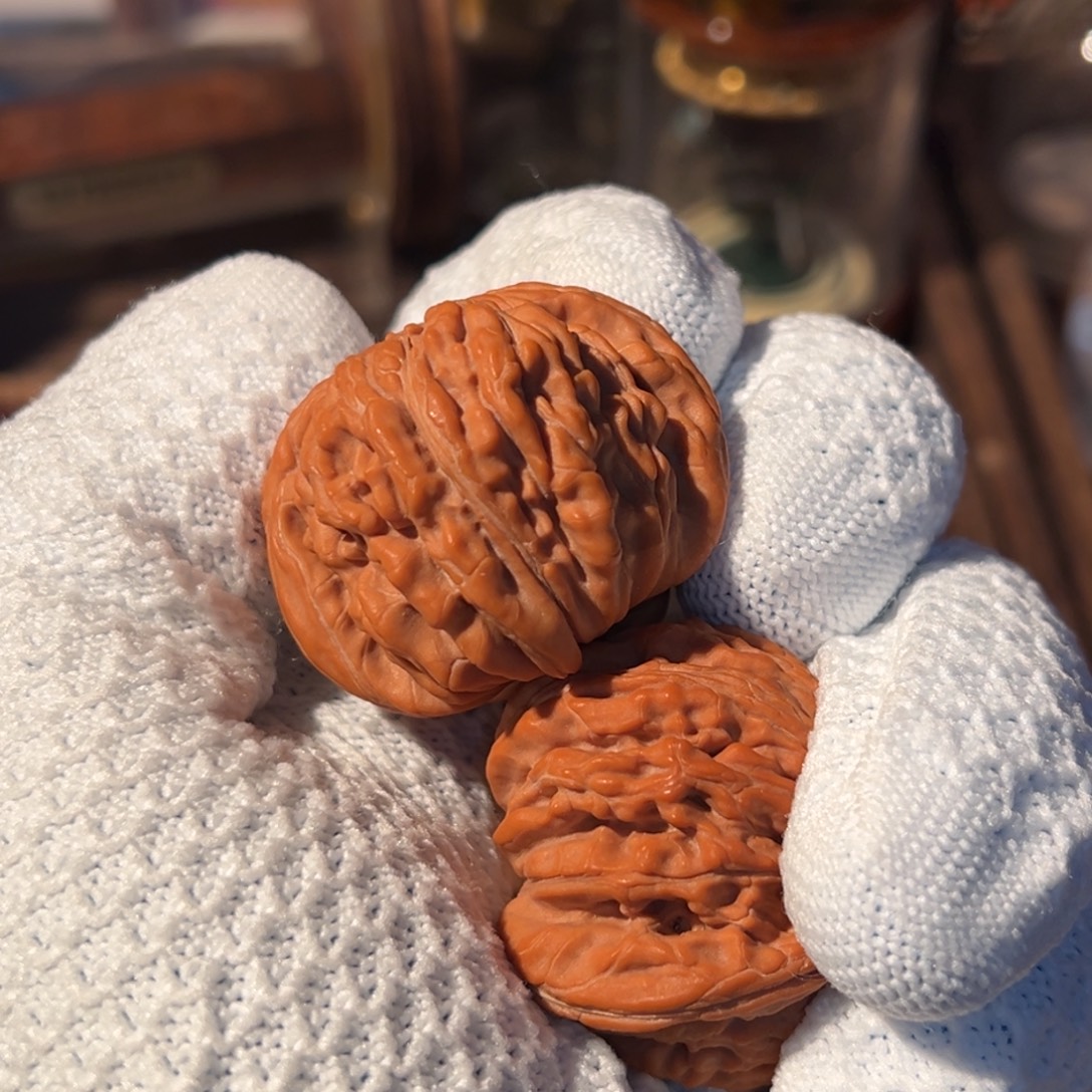 D***d文玩核桃把件全品汉高楼41