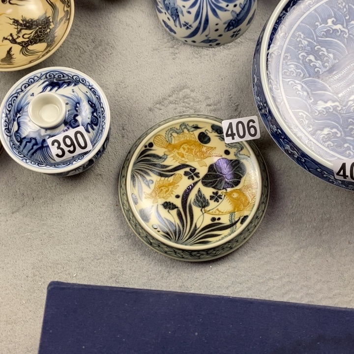 巍***仑瓷片手工手绘手工制作