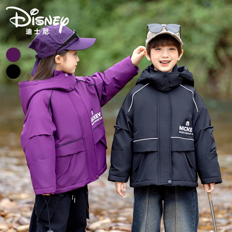 Disney/迪士尼秋冬儿童保暖防寒三合一羽绒加绒三件套XHR3SW690