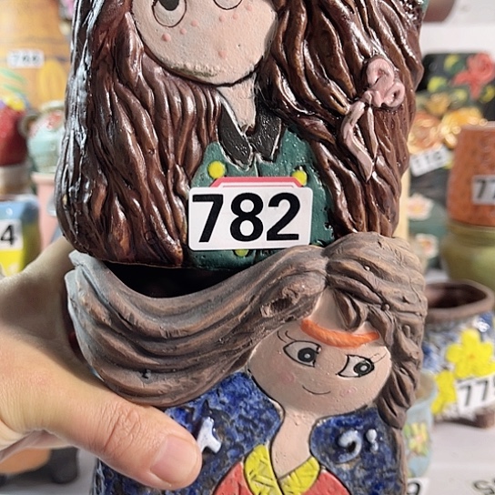 红陶多肉植物花盆