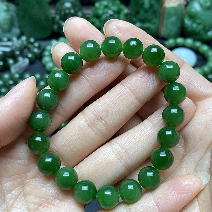 和田玉未镶嵌手串