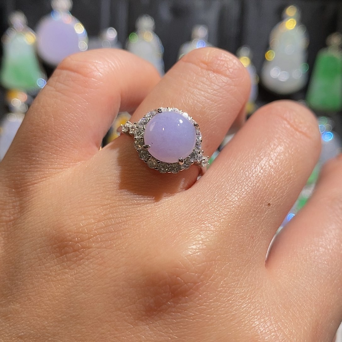 翡翠颈饰银S925镶嵌天然翡翠