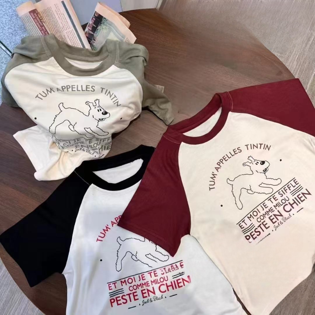 儿童2025夏季新款百搭休闲短袖B2668