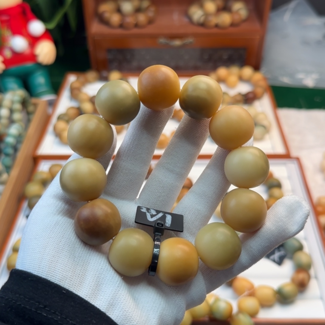 菩提根/象牙果手串卡23苹果干磨微瑕
