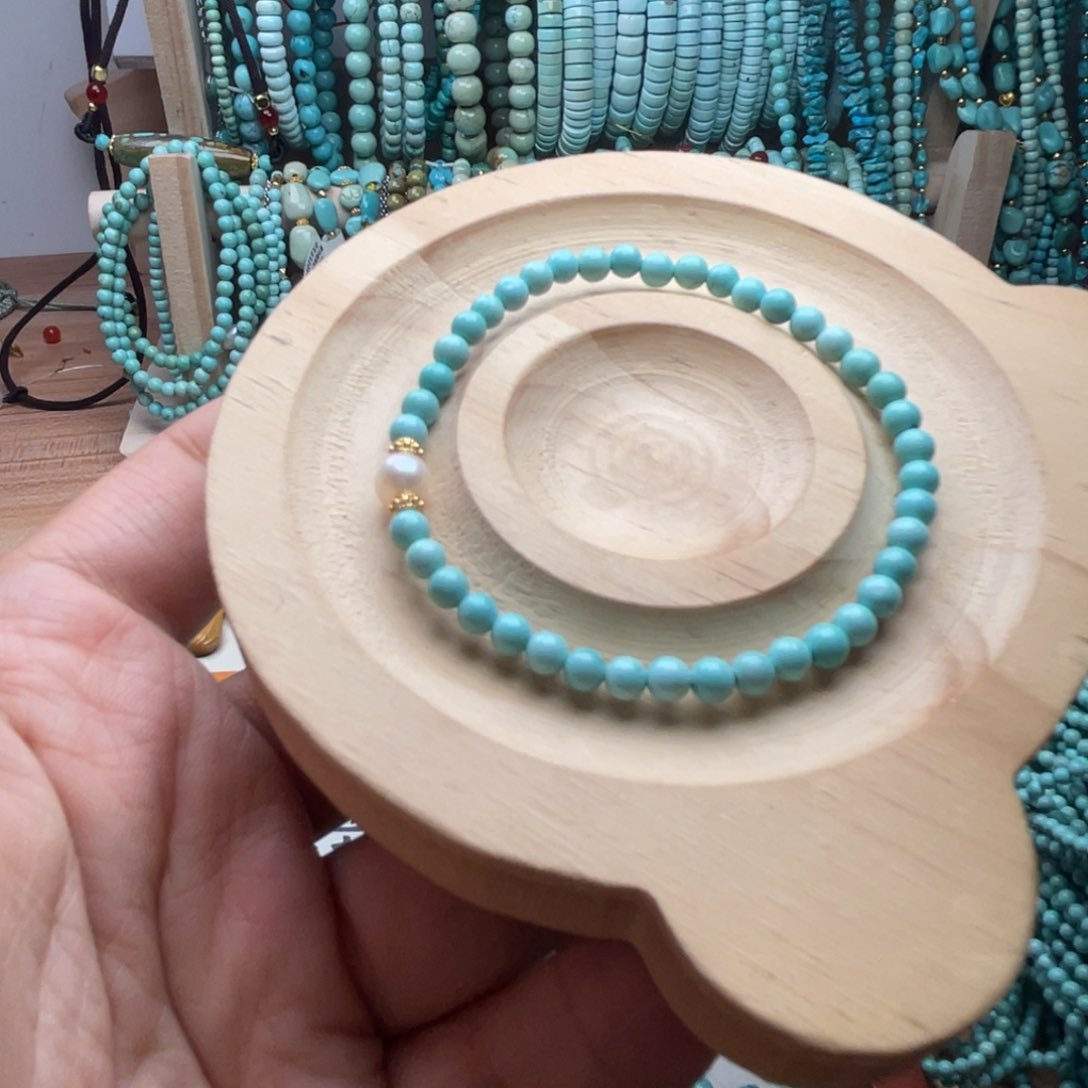 未镶嵌绿松石手串