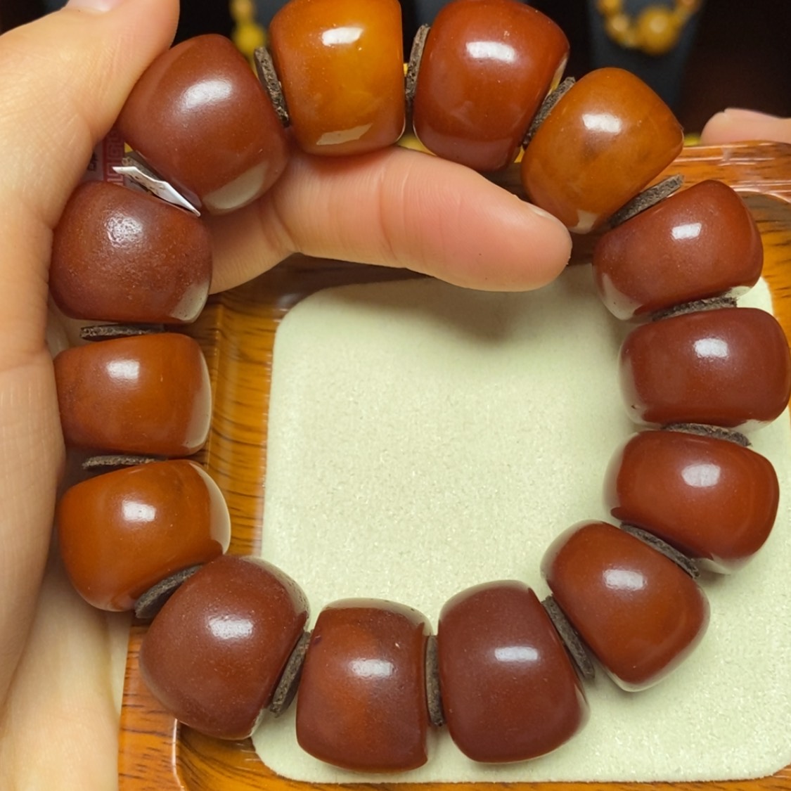 【闪购商品】蜜蜡手链未镶嵌手串