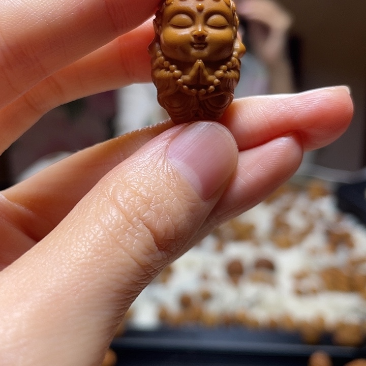 橄榄核吊坠宝宝佛