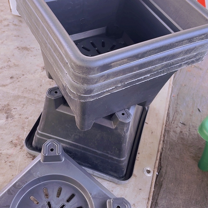 280黑色方盆25公分高19公分3个