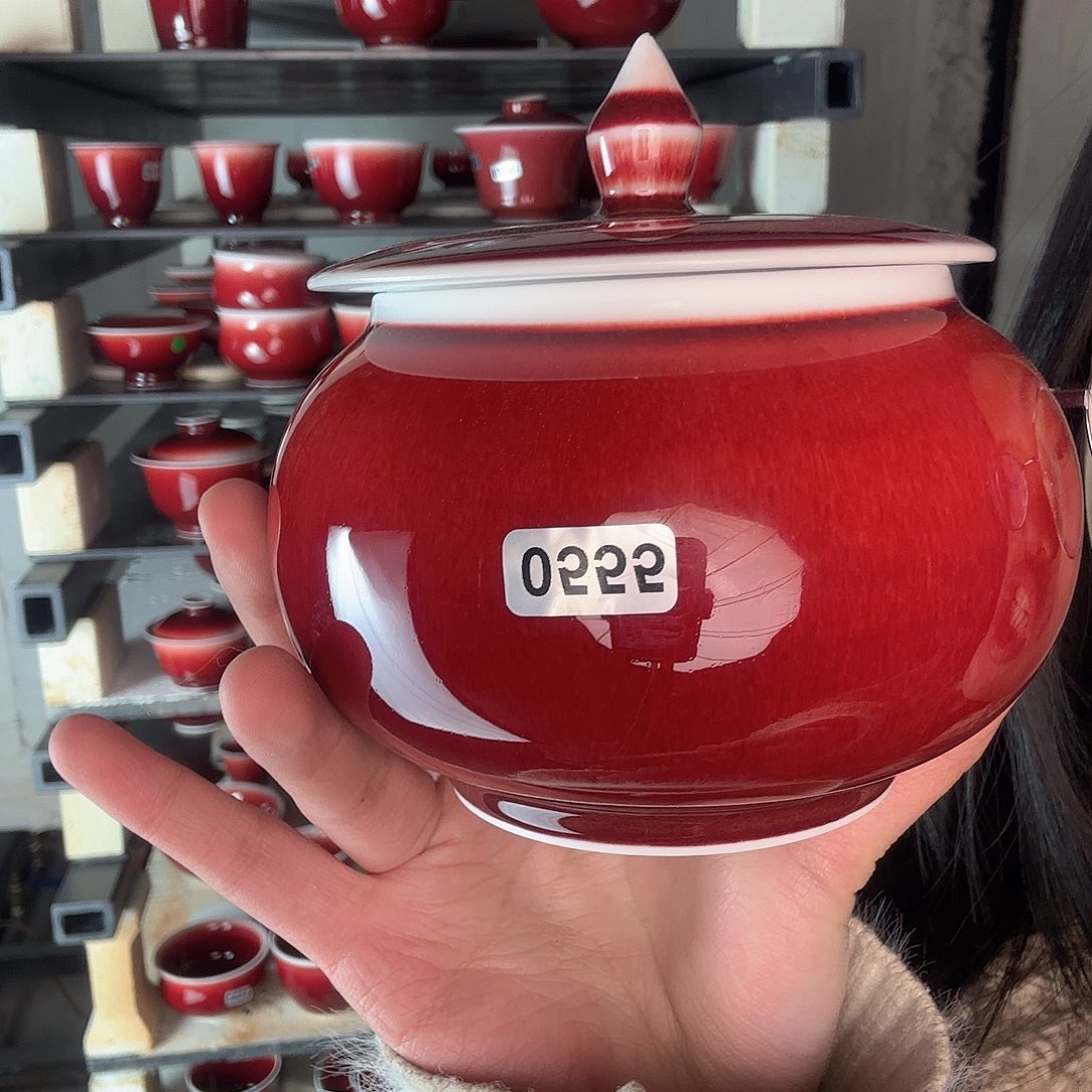 瓷片景德镇郎红陶瓷