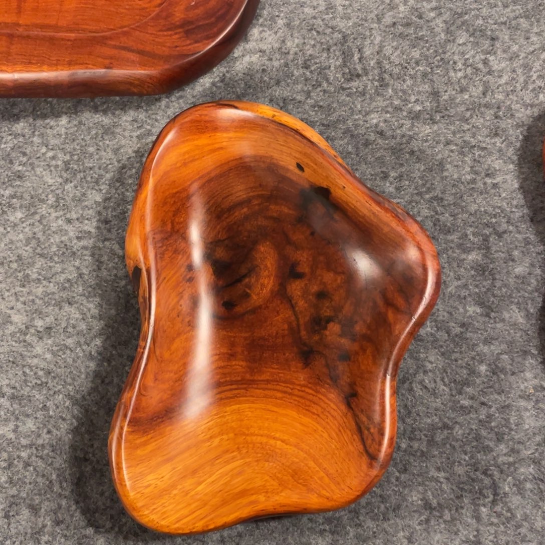 千***面花梨木实木随行盘