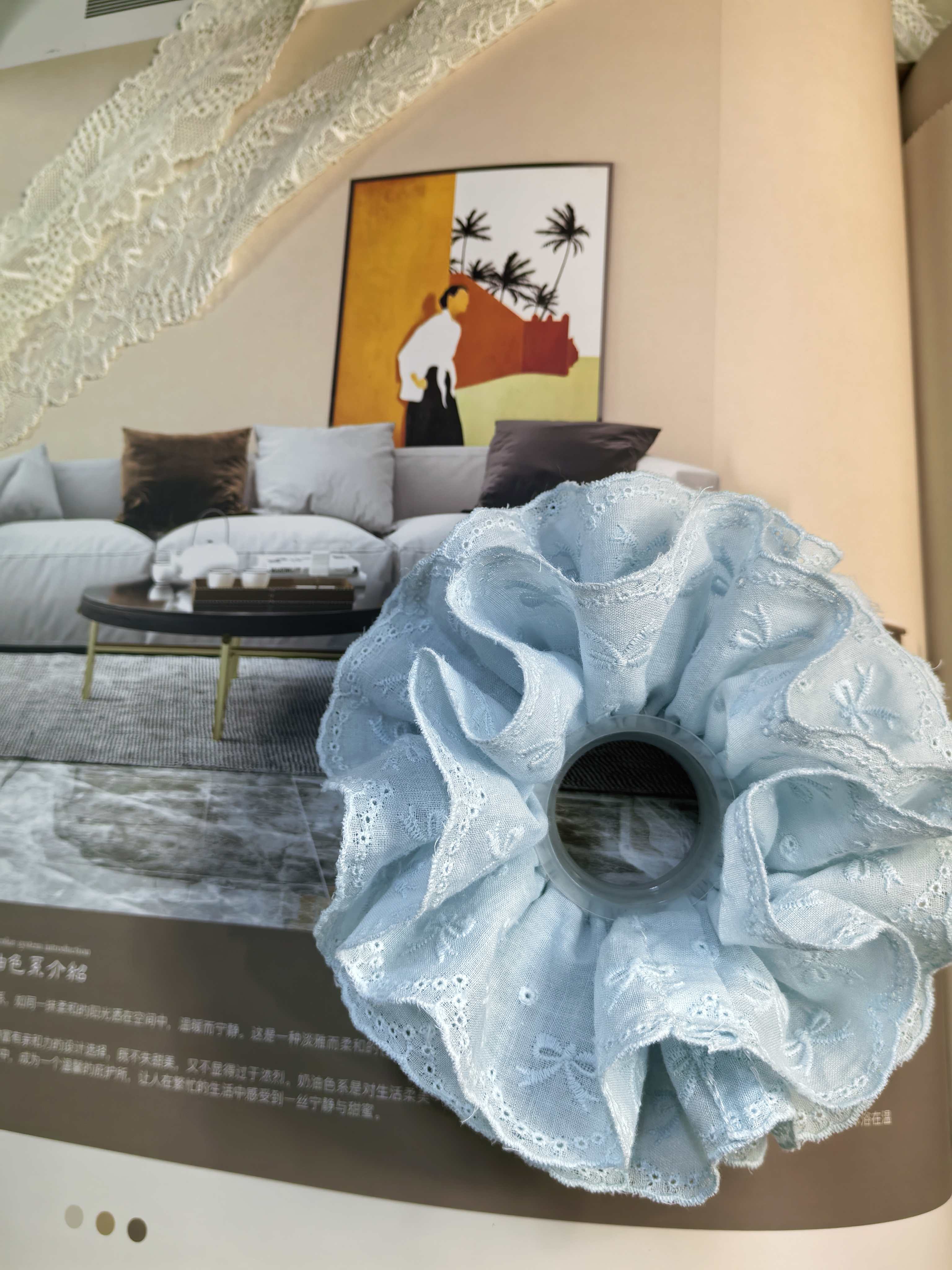 （手工定制）多层蕾丝发圈个人手工制品偶有微瑕no退no换