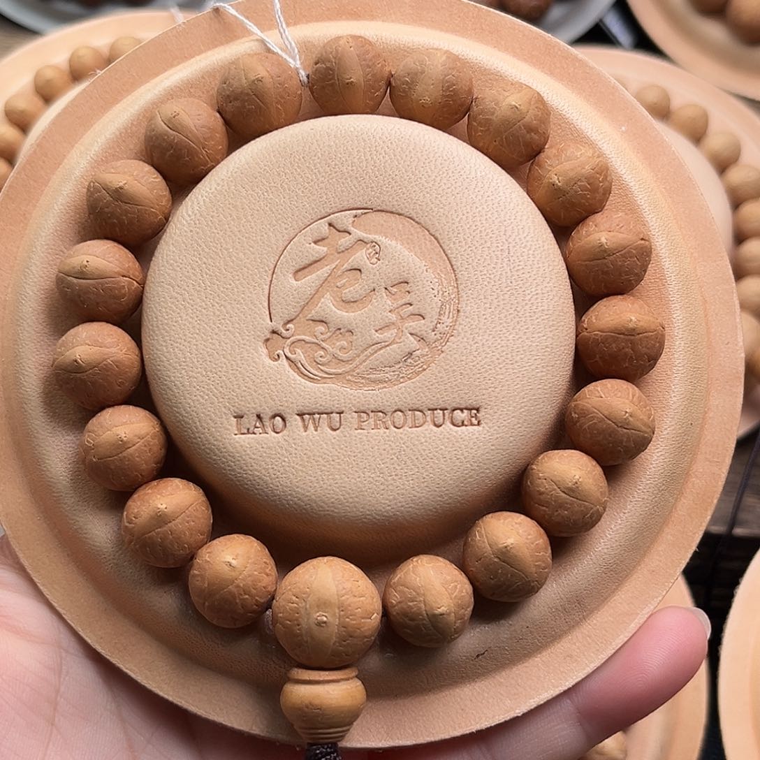 凤眼菩提手串精品13mm高密度玉化皮