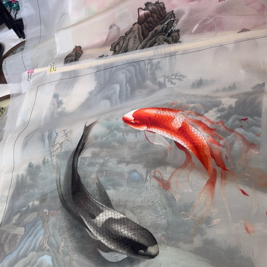 刺绣纯手工苏绣成品包邮