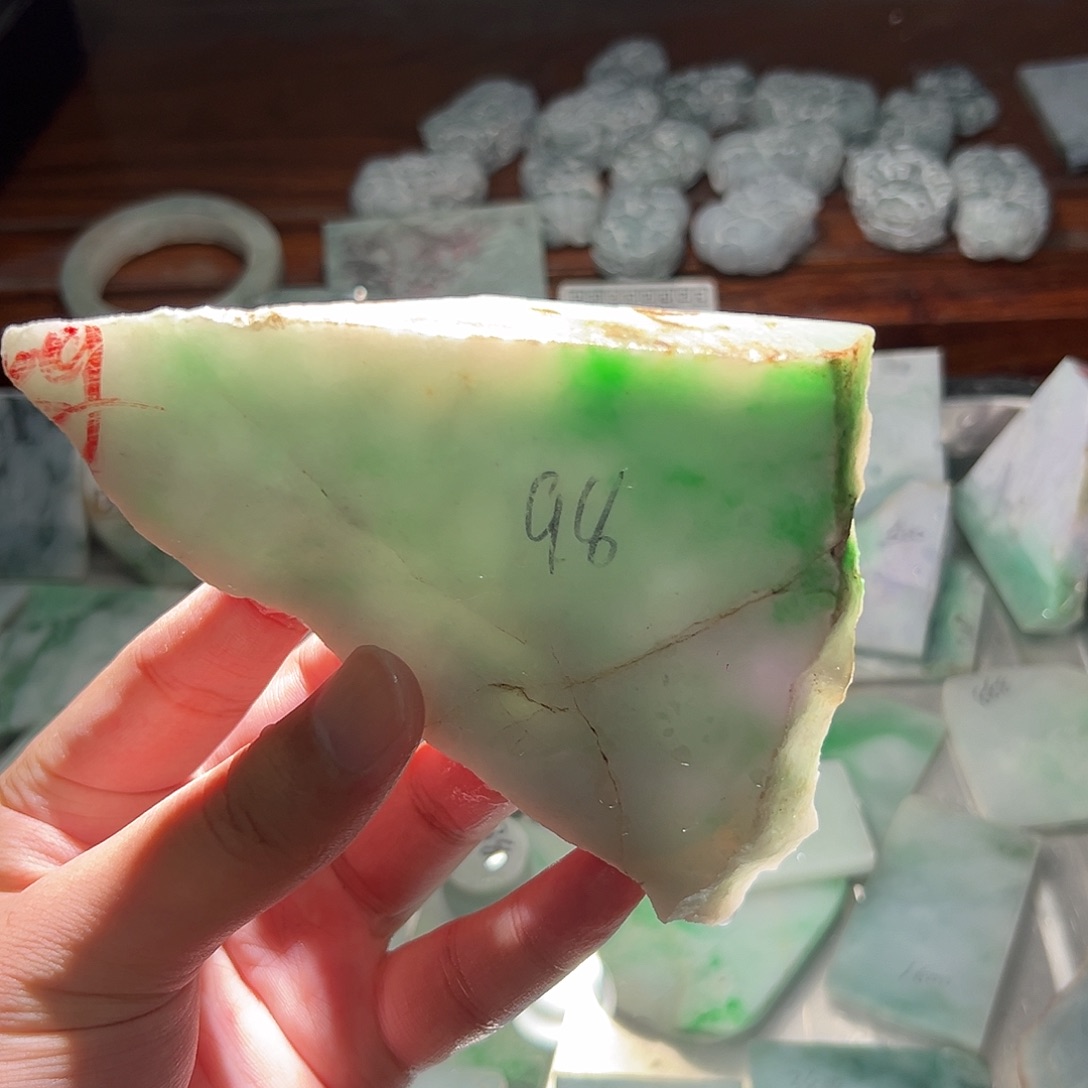 翡翠散珠翡翠原石