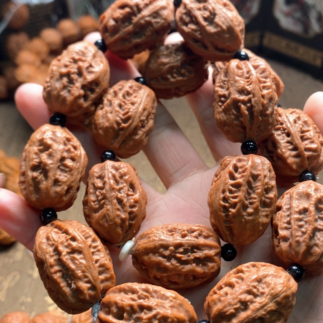 文玩核桃手串文玩核桃大枣手持