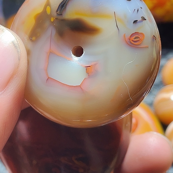 玛瑙/玉髓玛瑙未镶嵌玉*清