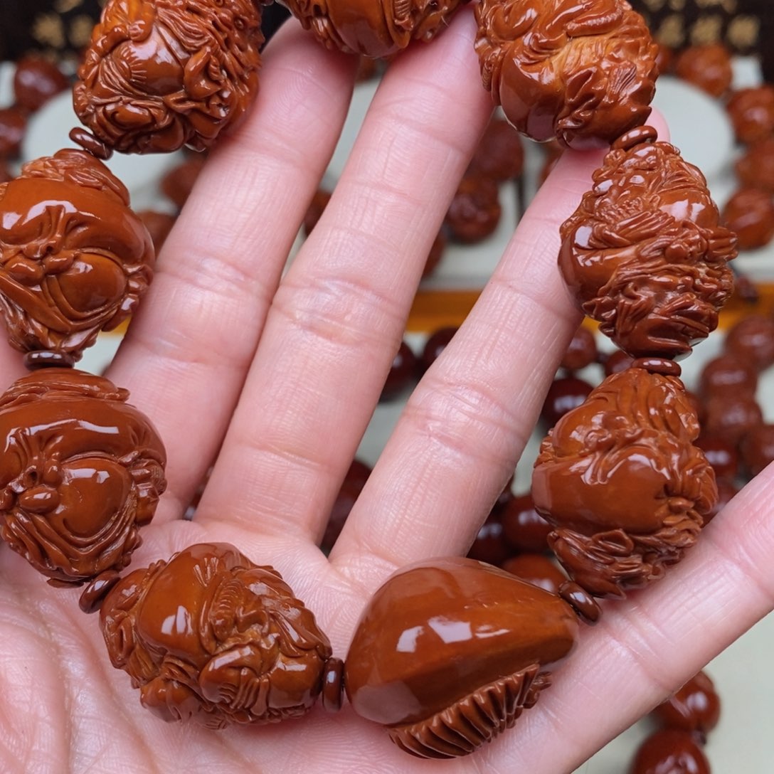 橄榄核吊坠4*钟馗，