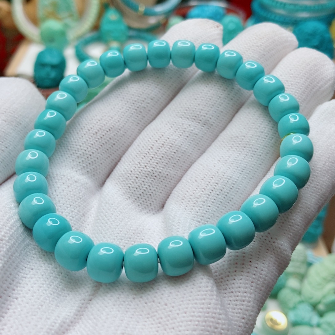 绿松石未镶嵌手串