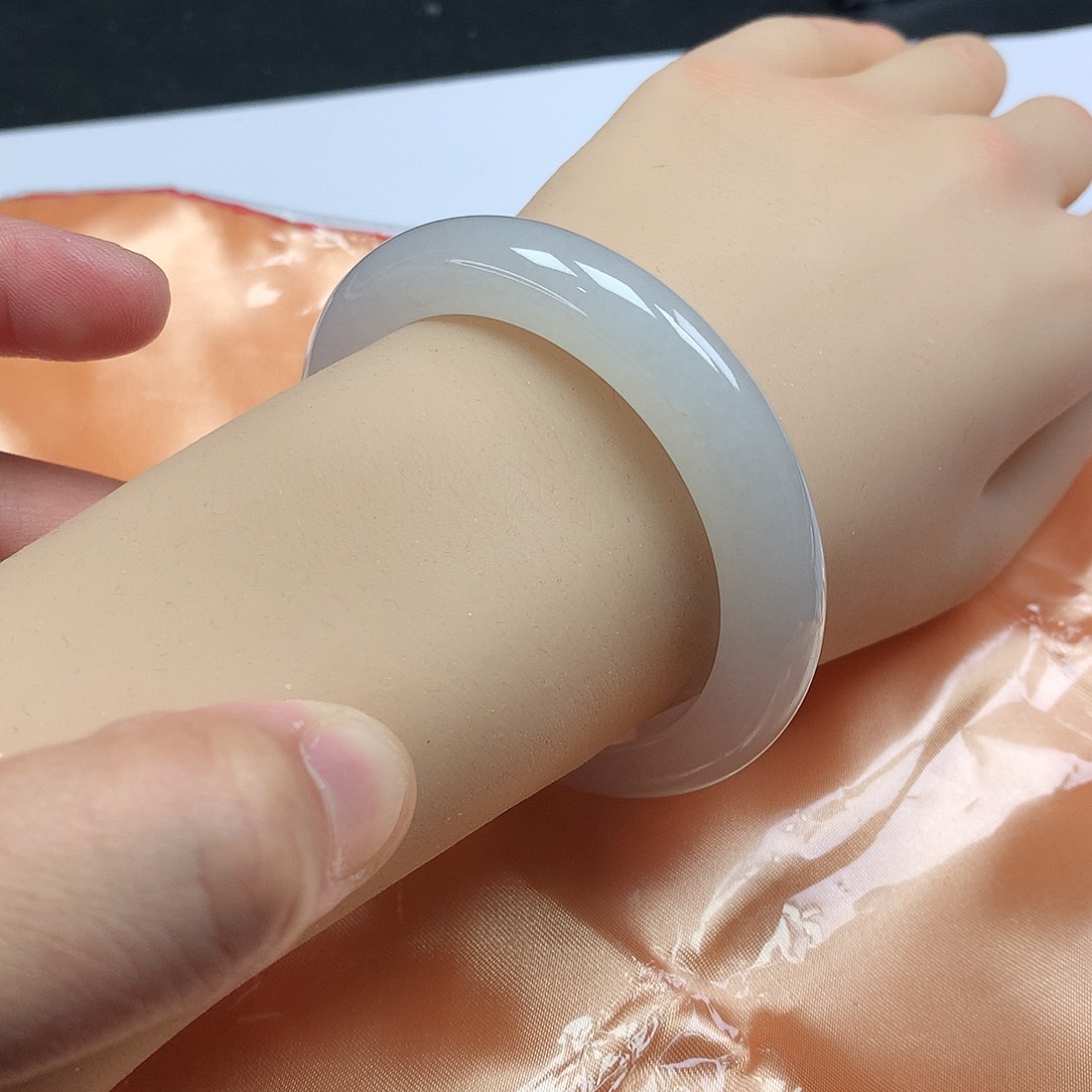 翡翠手镯未镶嵌54正圈