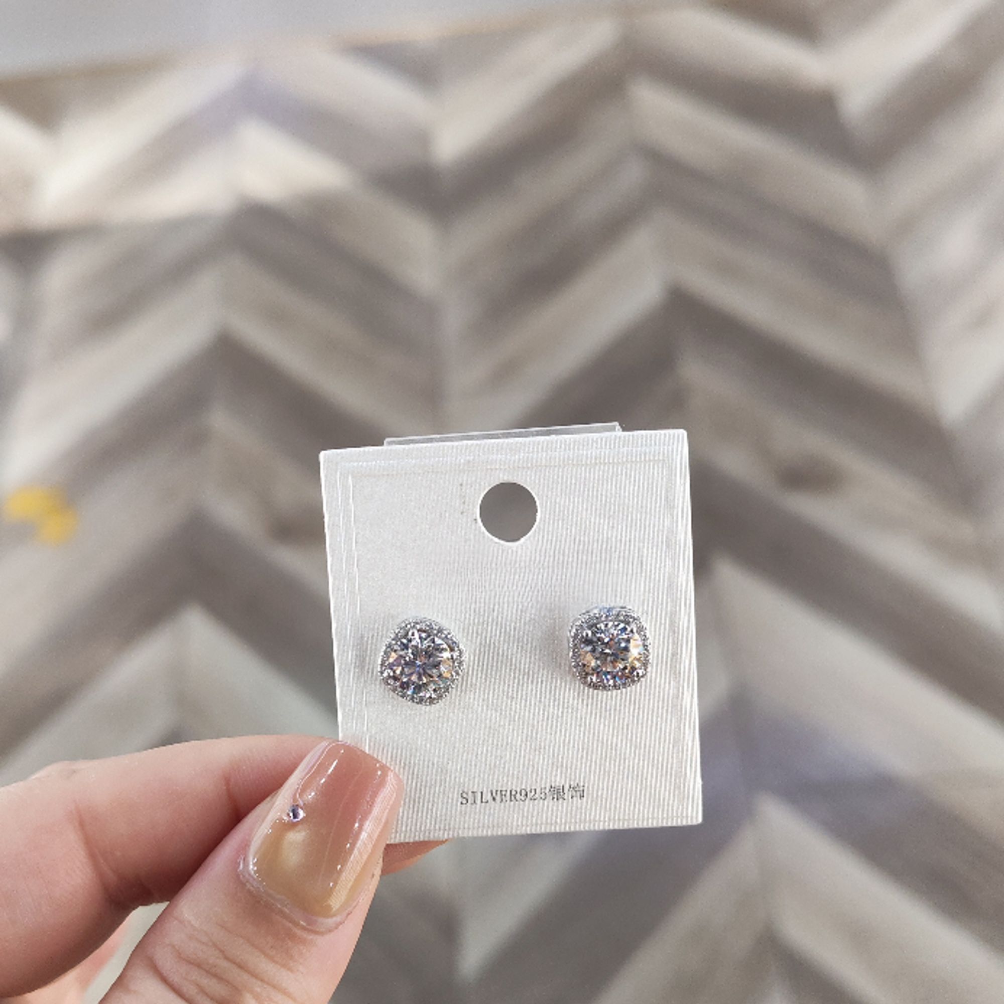 925银耳饰 超市同款耳钉 轻奢 时尚礼物