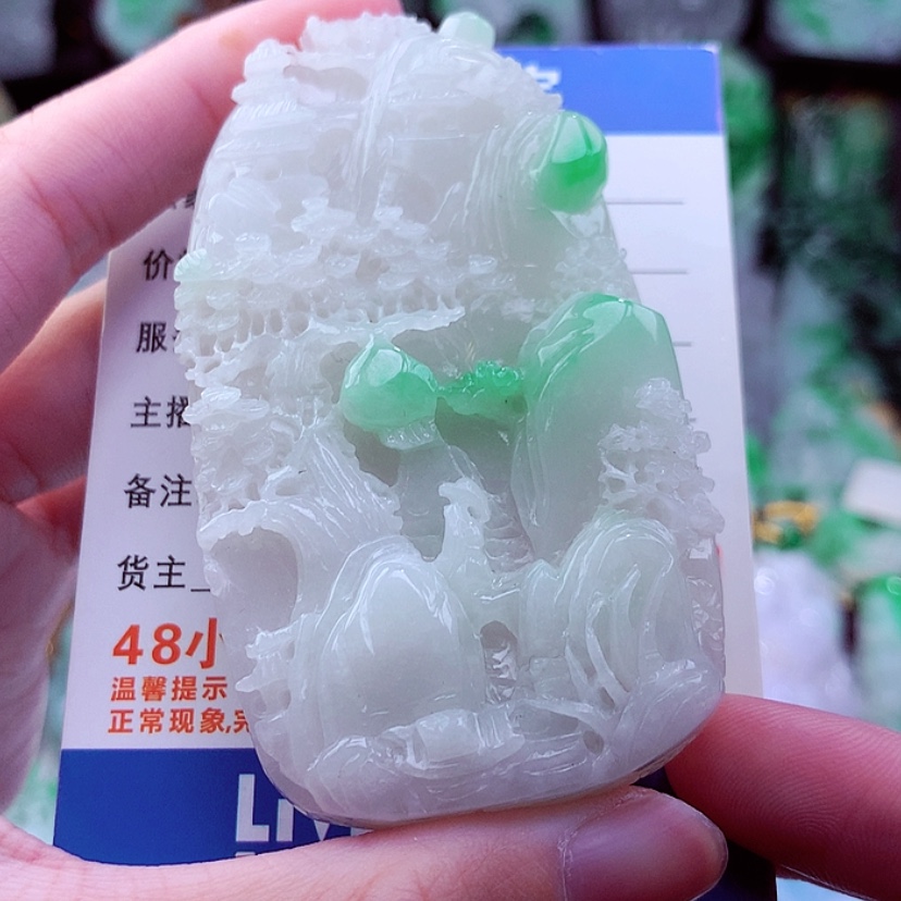 【闪购商品】翡翠颈饰未镶嵌挂件