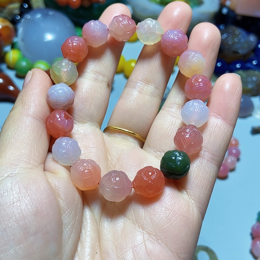 玛瑙/玉髓一未镶嵌小*花