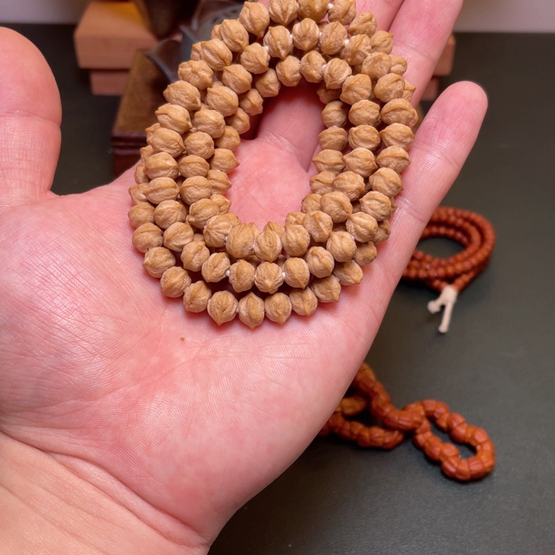 柏香籽/百香籽吊坠白牙横打长串