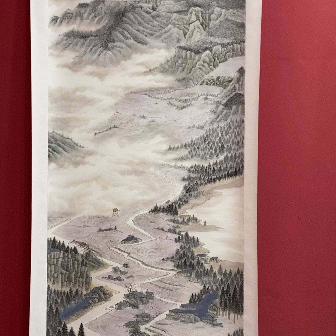 国画韦国春小六尺竖幅精品佳作
