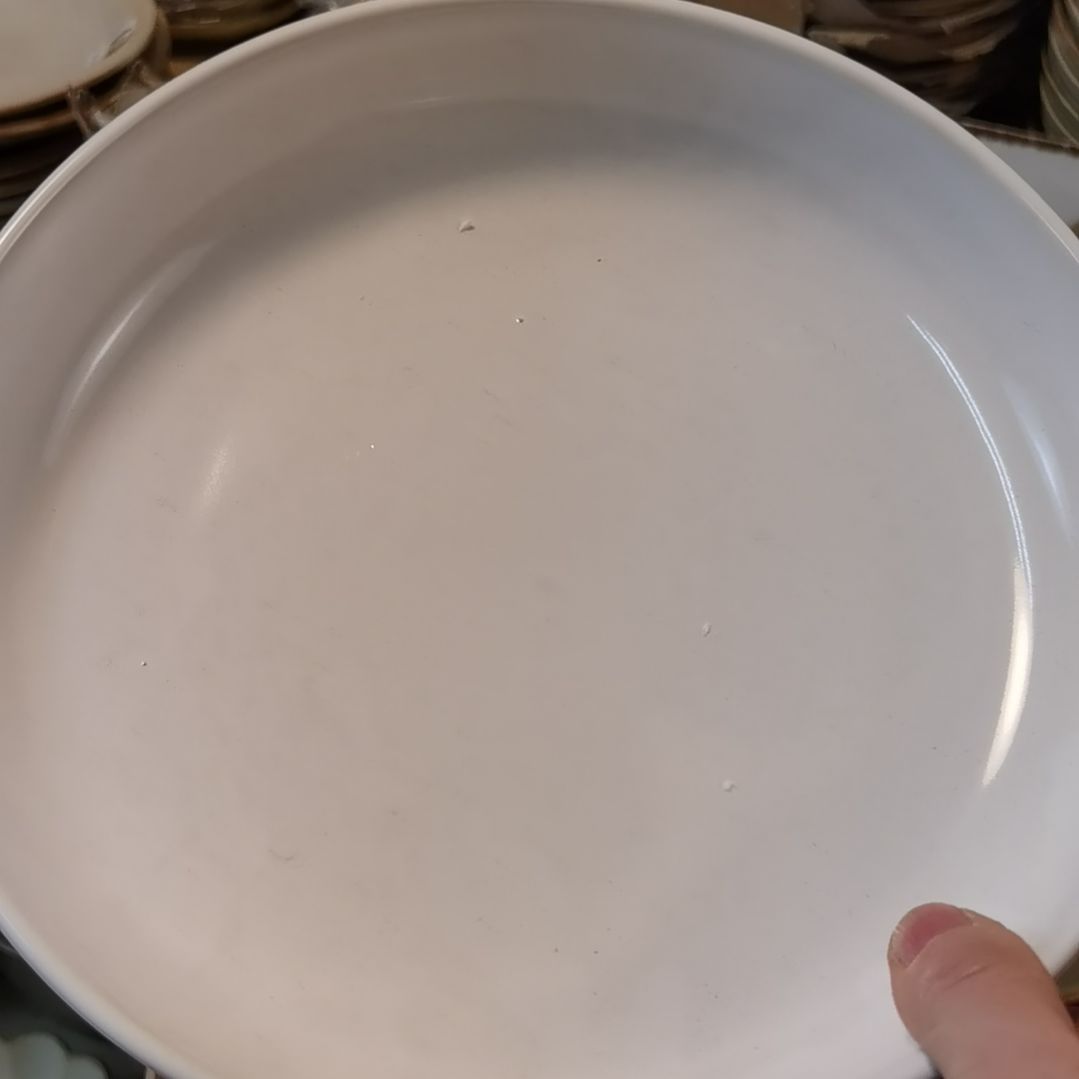 瓷片微瑕十寸大盘两个一组