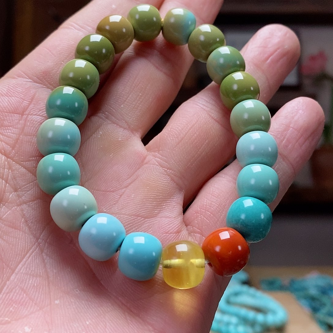 绿松石珠宝奇石未镶嵌