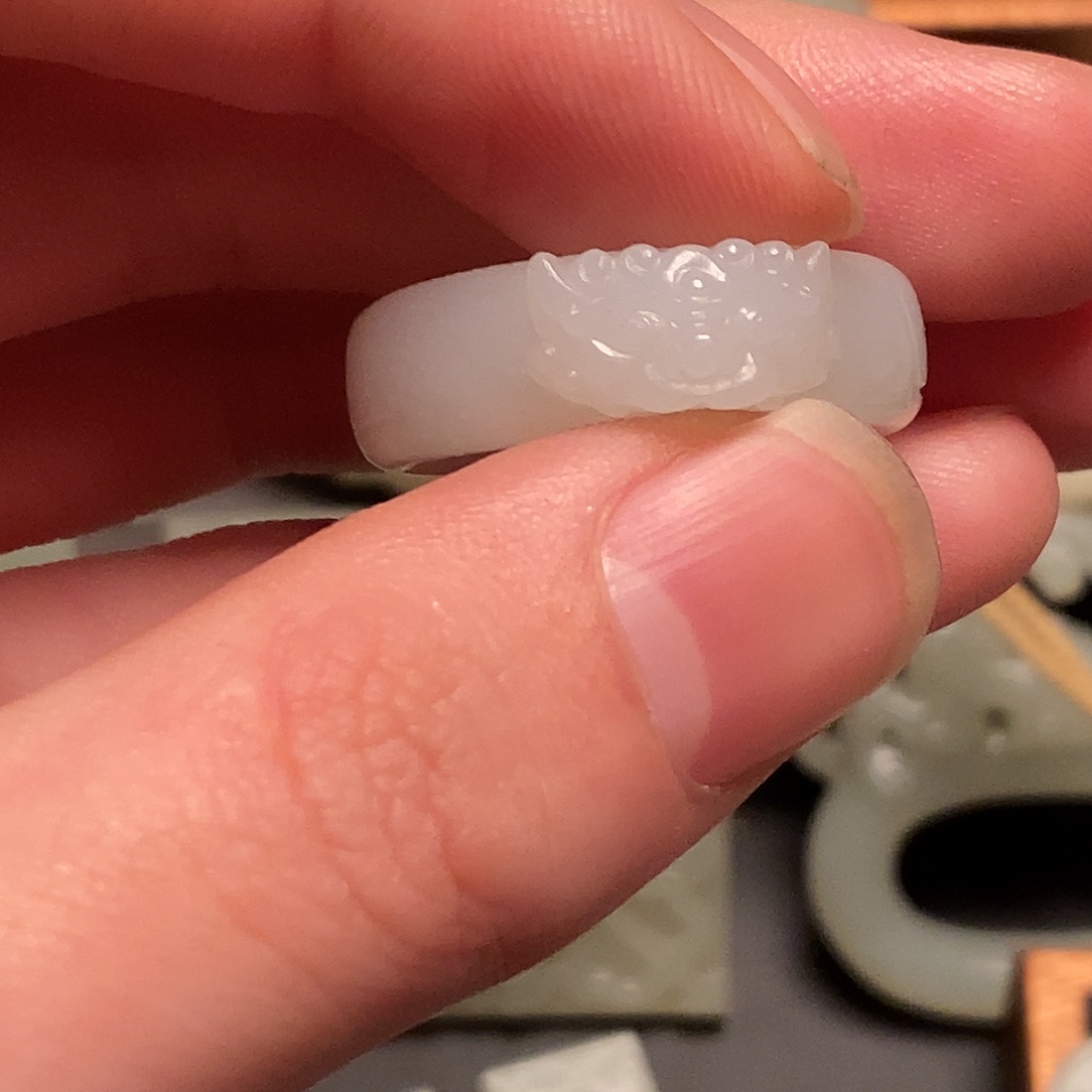 今***喜和田玉未镶嵌挂件