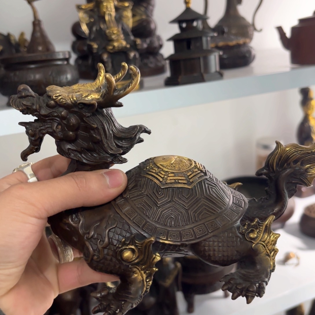 珍华铜器文玩摆件