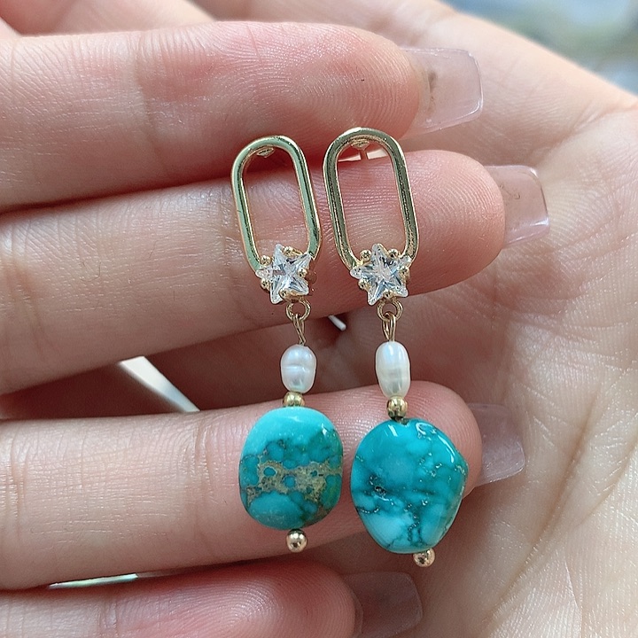 绿松石珠宝奇石未镶嵌