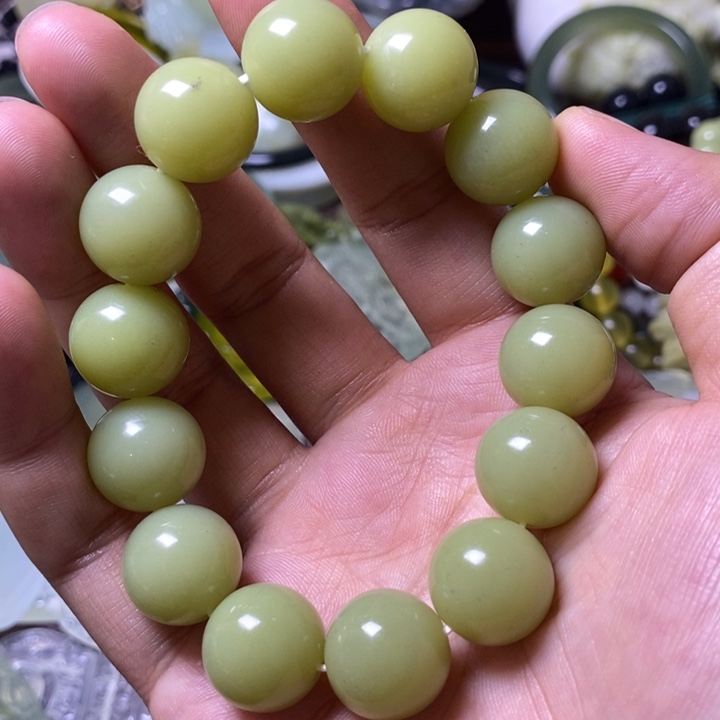 岫玉岫玉手串未镶嵌