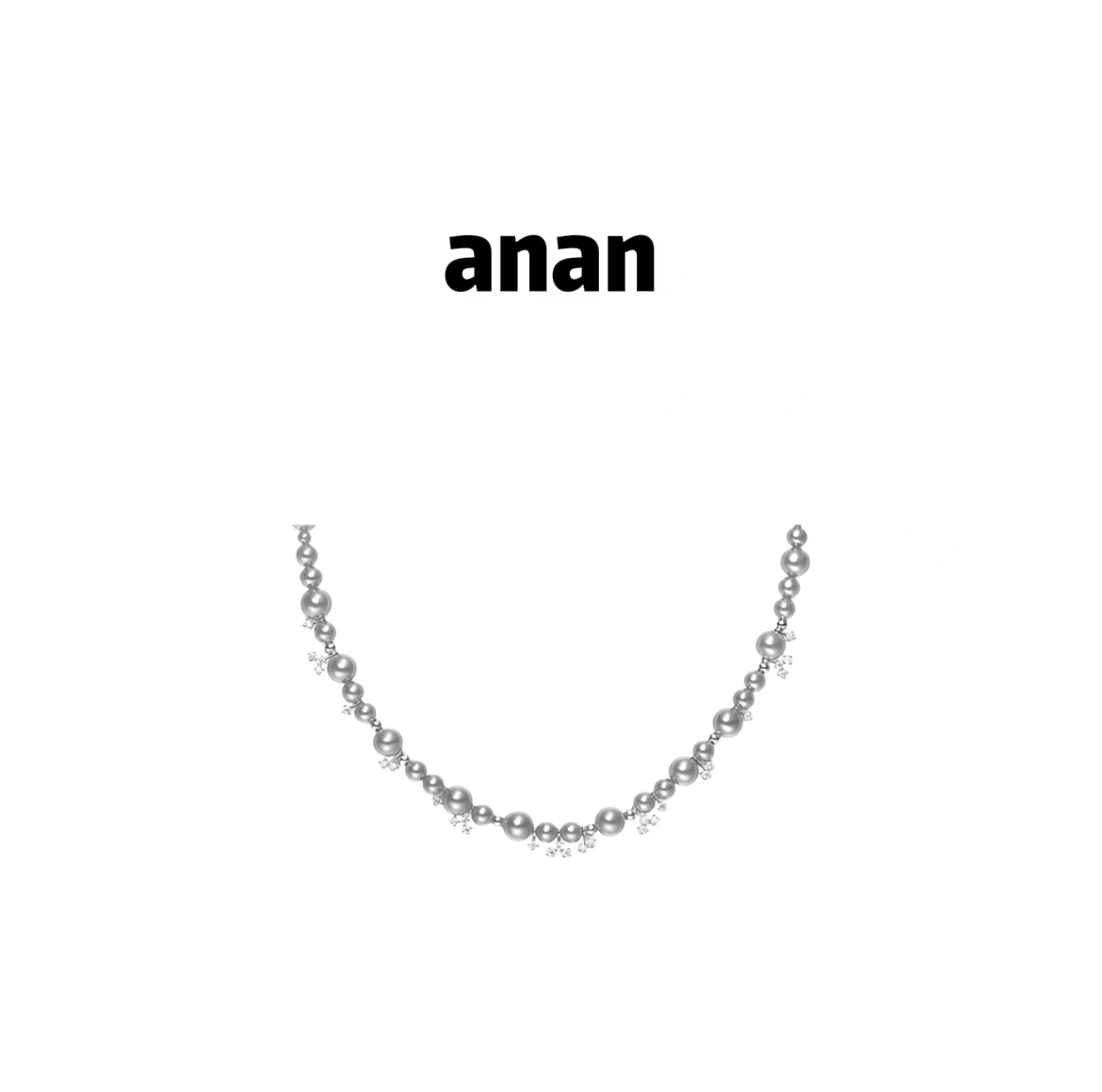 铜合金项链 铜合金项链【anan】马思纯同款气泡星云项链