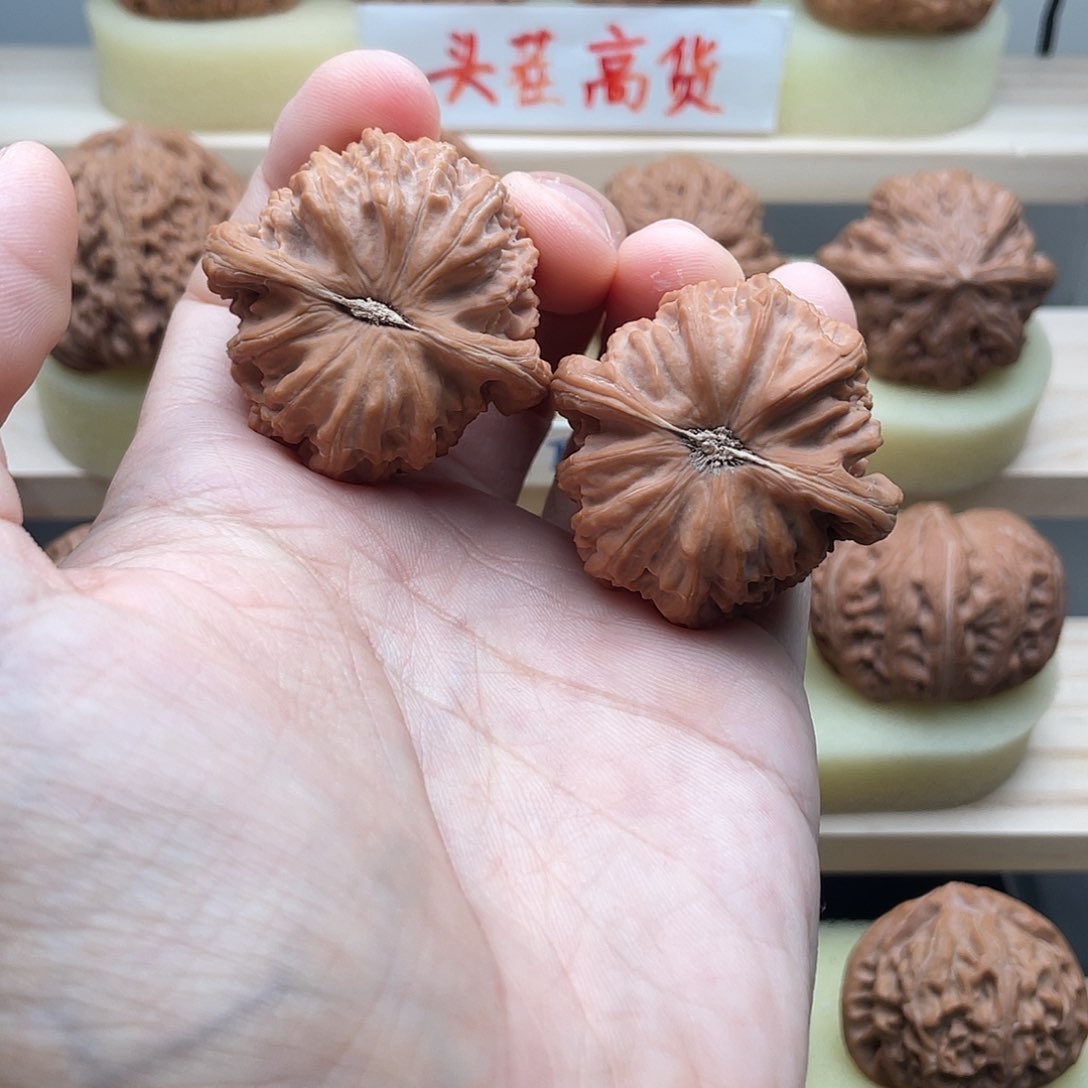 吊坠文玩核桃40全品白狮子