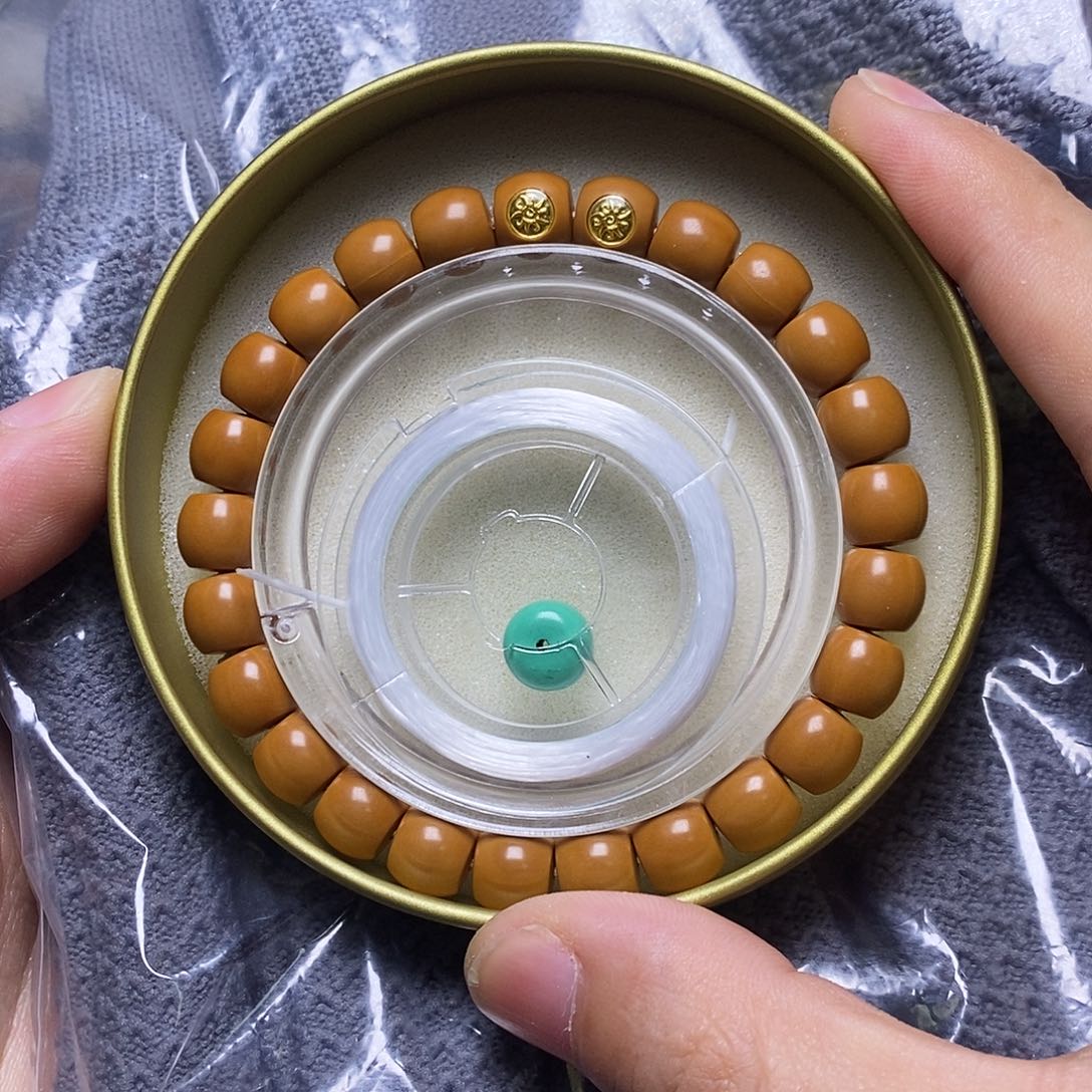 猴头核桃手串双18k金标小直切9+全品99号