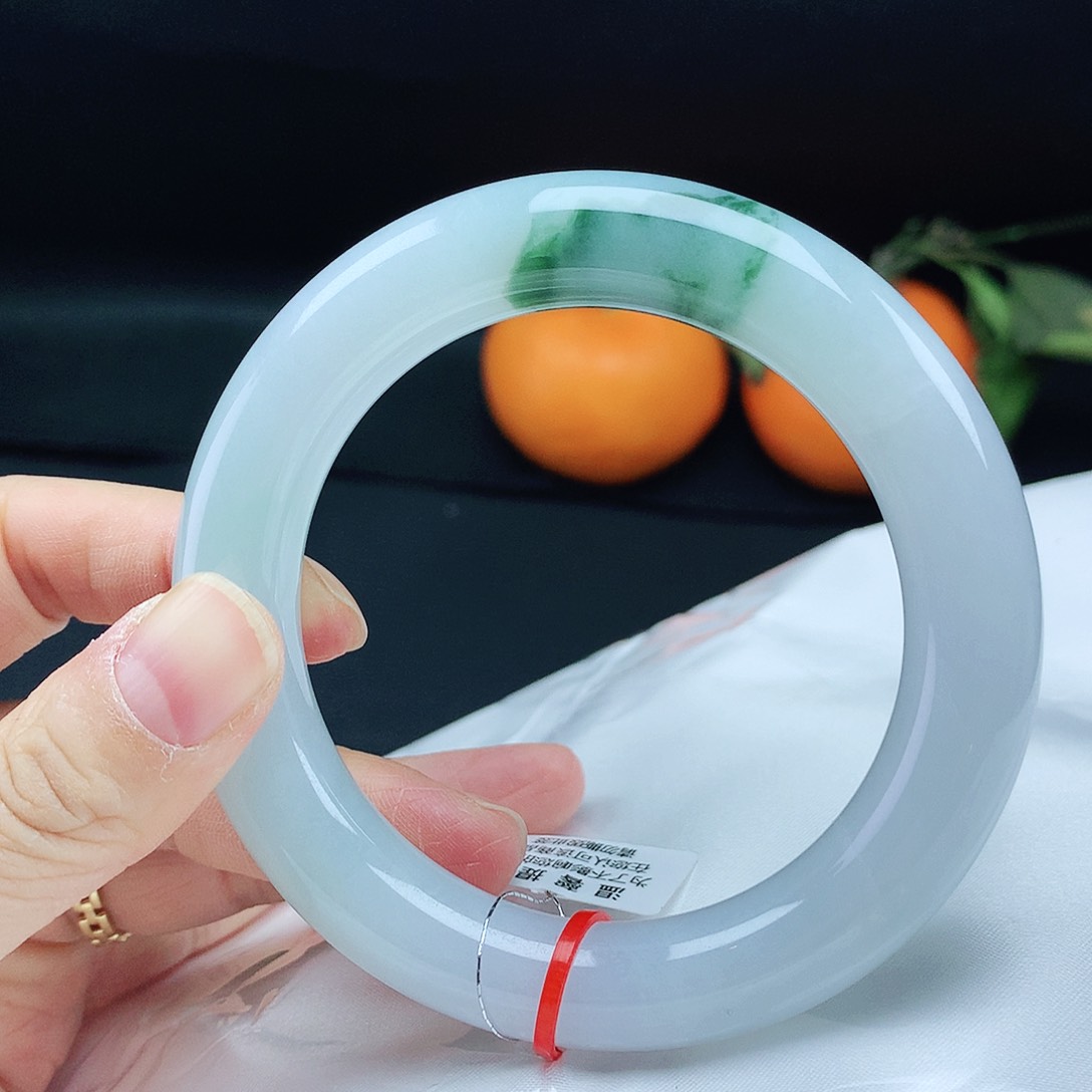 翡翠手镯未镶嵌58胖