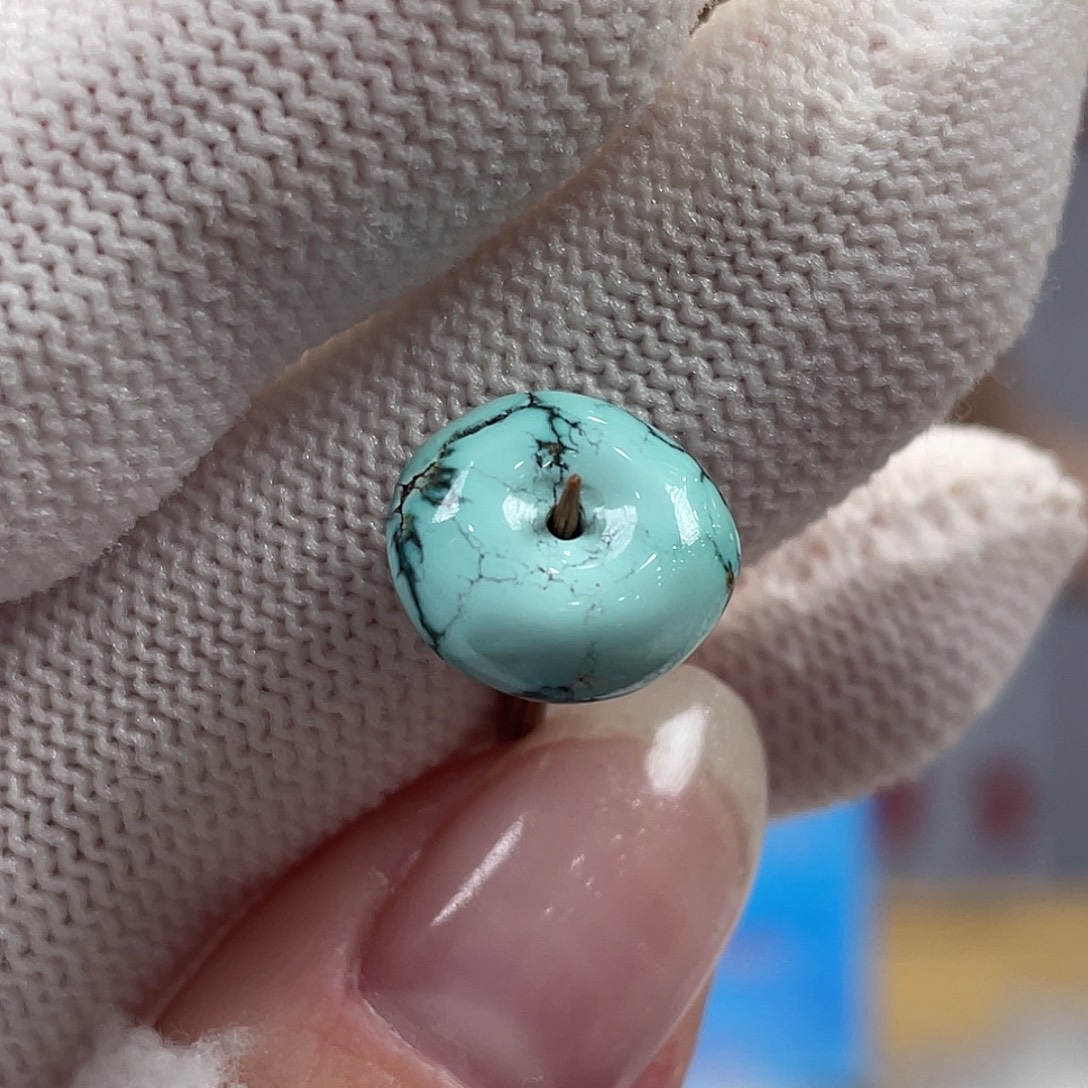 绿松石未镶嵌挂件