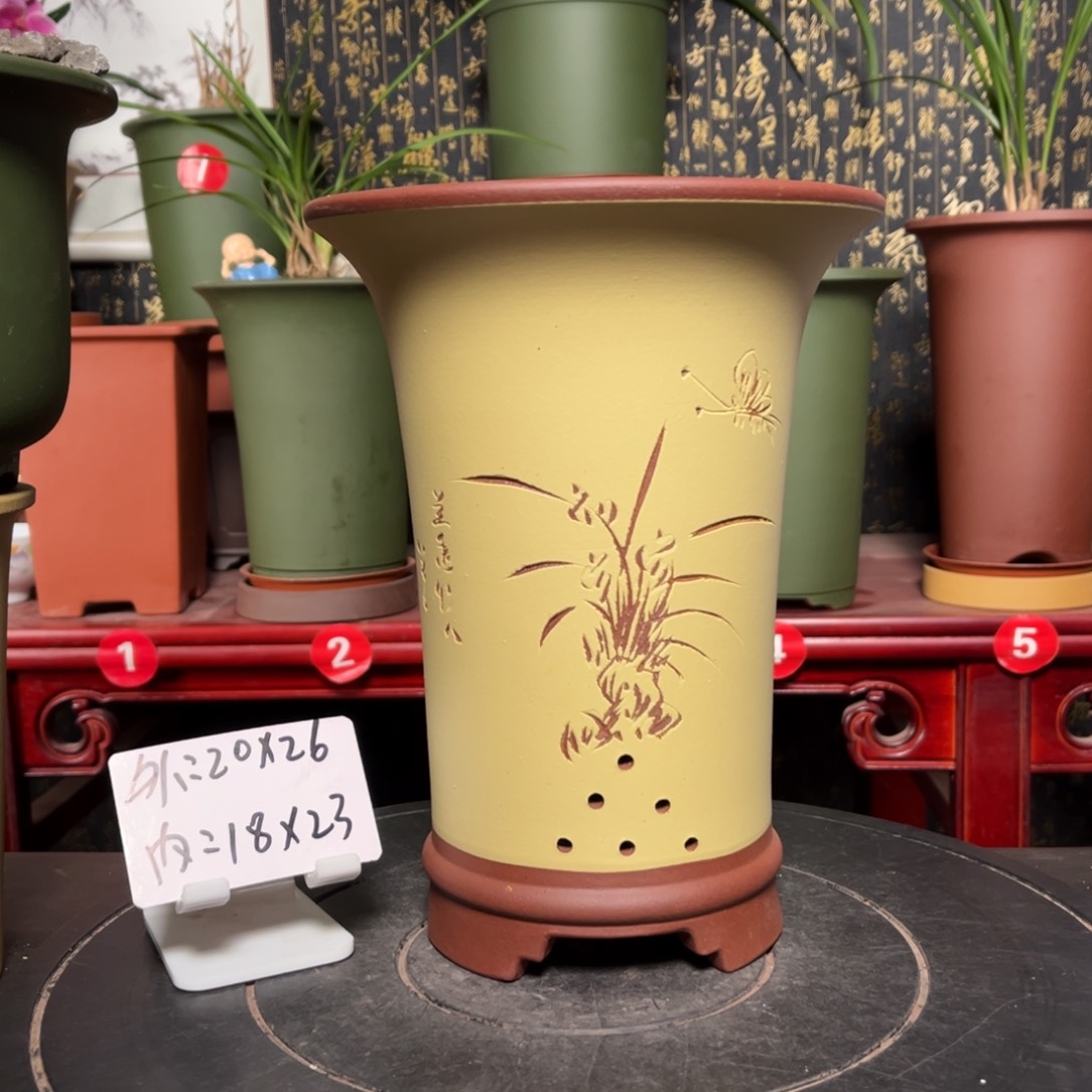 紫砂花盆紫砂花盆