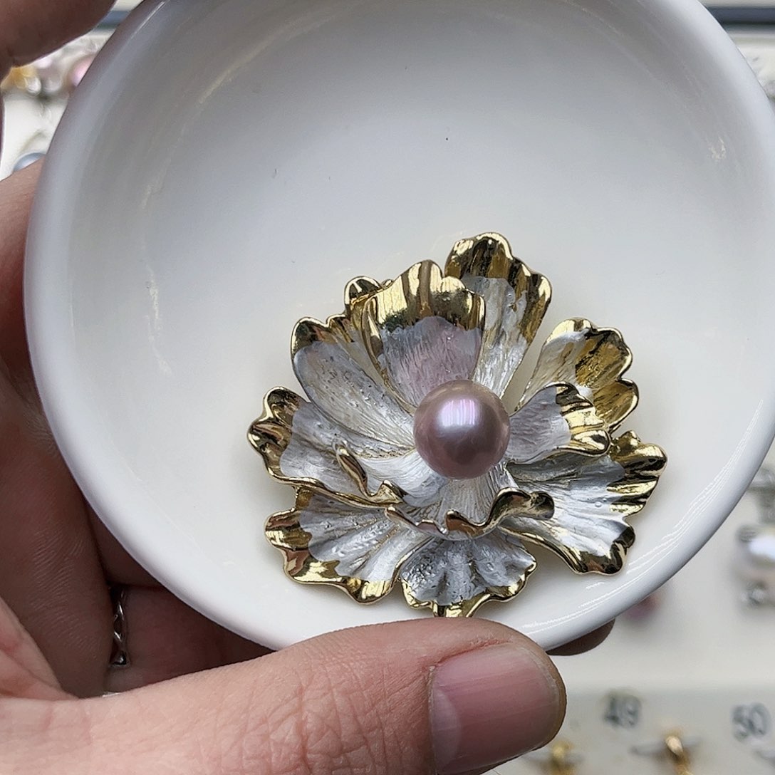 淡水珍珠吊坠(不含链)未镶嵌14