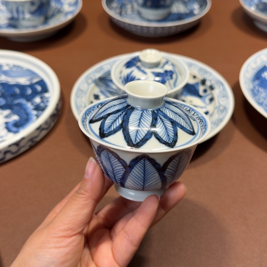 手工手绘茶具微瑕